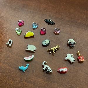 Lot of 18 Origami Owl Charms